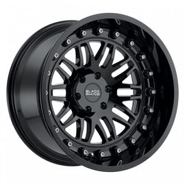 4 Llantas Fury 18x9.5 6x139 Gloss Black - Black Rhino - DOBLETRACCION 