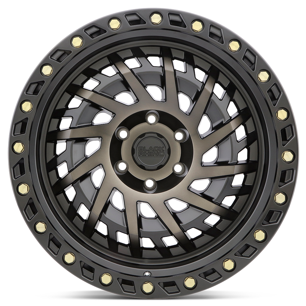4 Llantas Shredder 20X9.5 6X135 Matte Black Dark F150 - Black Rhino - DOBLETRACCION 