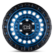 Cargar imagen en el visor de la galería, 4 Llantas Sentinel 17X8.5 6X139 Cobalt Blue with Black Lip - Black Rhino - DOBLETRACCION 