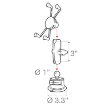 Cargar imagen en el visor de la galería, Base Para Telefono X-Grip - Ram Mounts - DOBLETRACCION 