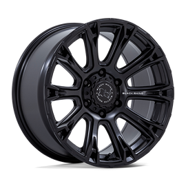 4 Llantas Diamondback 17x9 6x139/12 Matte Black - Black Rhino