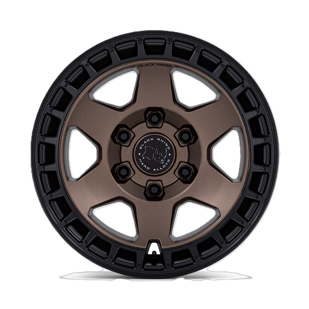 4 Llantas Bahari 17x8.5 6x139/25 Matte Bronze - Black Rhino
