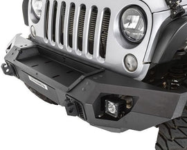 Bumper Delantero Trailine Straight Winch Ready Jeep Wrangler JL (19+) - Go Rhino - DOBLETRACCION 