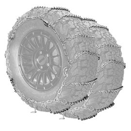 Par de Cadenas para Nieve con Rompehielo 315/75R16 - Gorila - DOBLETRACCION 