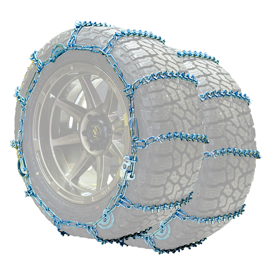 Par de Cadenas para Nieve con Rompehielo Neumáticos SobreMedida - DOBLETRACCION 