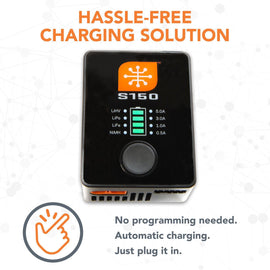 Cargador S150 AC/DC 1x50W Smart Charger Spektrum - Axial - DOBLETRACCION 