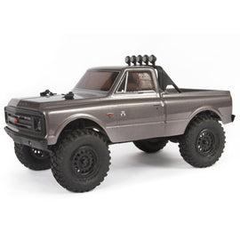 Auto a Control Remoto RC Chevrolet C10 1967 1/24 4WD Plateada - Axial - DOBLETRACCION 