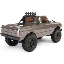 Auto a Control Remoto RC Chevrolet C10 1967 1/24 4WD Plateada - Axial - DOBLETRACCION 