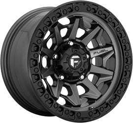 4 Llantas Covert D694 17X9″ 5x127 Black - Fuel - DOBLETRACCION 
