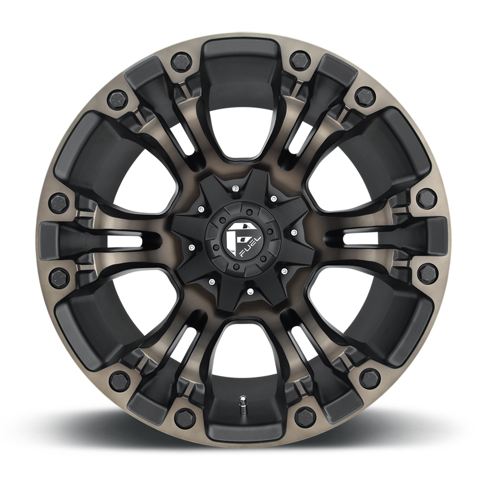 4 Llantas Vapor D569 17X9 6X135/139 Black DDT F150 - Fuel - DOBLETRACCION 