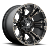 4 Llantas Vapor  D569 20X10 5X150/139 Black DDT Tundra/Ram - Fuel