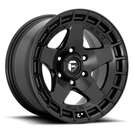 4 Llantas Warp D733 17X9″ 5x127 Black - Fuel - DOBLETRACCION 