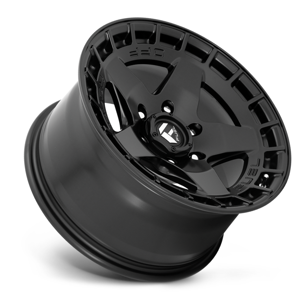 4 Llantas Warp D733 17X9″ 5x127 Black - Fuel - DOBLETRACCION 