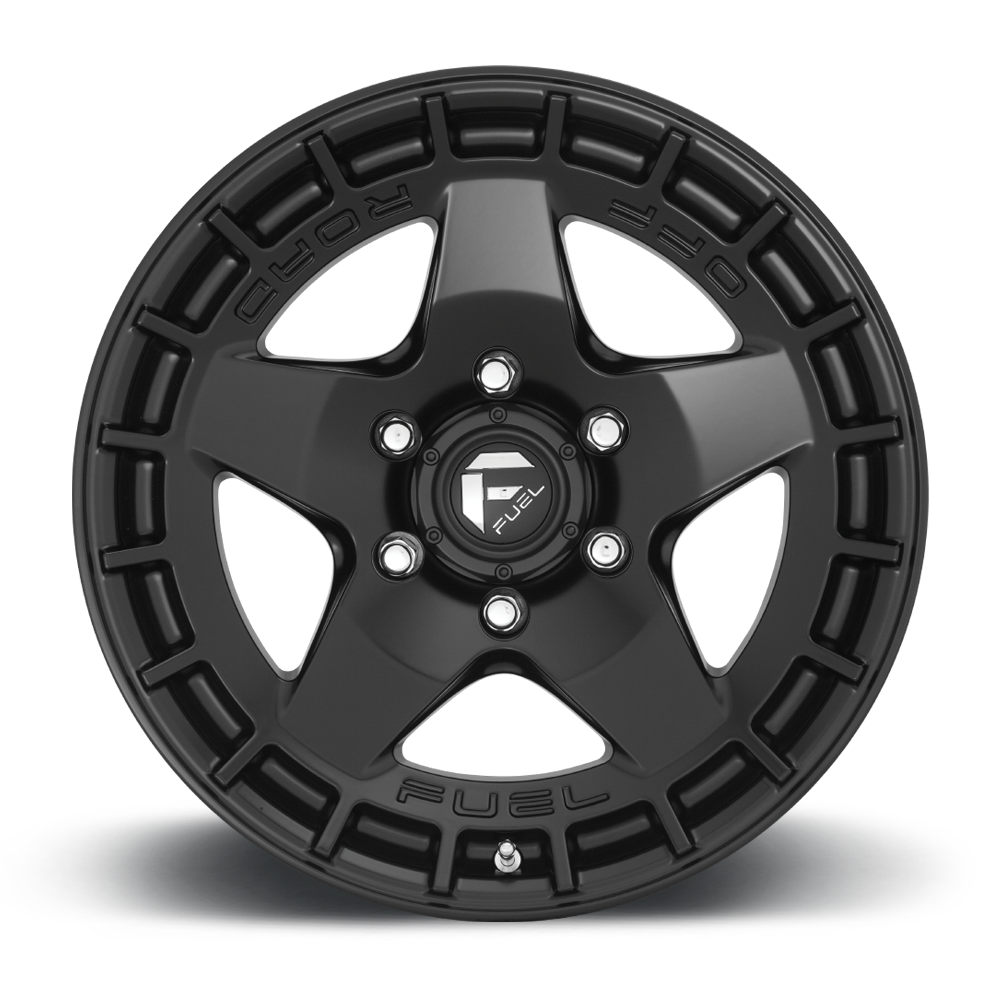 4 Llantas Warp D733 17X9″ 6X139 Black - Fuel - DOBLETRACCION 