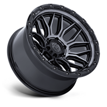 Cargar imagen en el visor de la galería, 4 Llantas Surge FC881 17x9&quot; 6x139/-12 Gloss Black Machined W/GTCC - Fuel