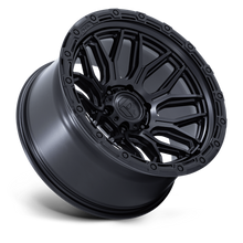 Cargar imagen en el visor de la galería, 4 Llantas Surge FC881 17x9&quot; 6x135/-12 Matte Black W/ Gloss Black LIP - Fuel