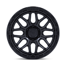 Cargar imagen en el visor de la galería, 4 Llantas Surge FC881 17x9&quot; 6x135/-12 Matte Black W/ Gloss Black LIP - Fuel