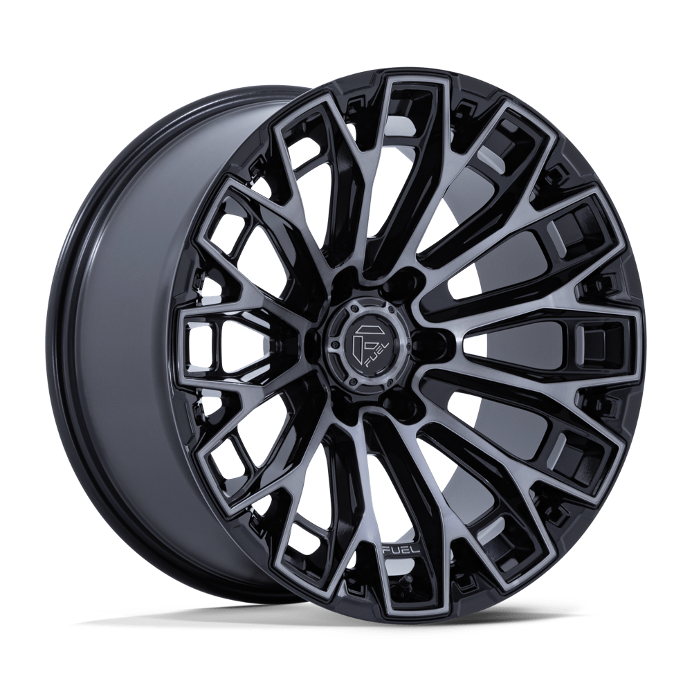 4 Llantas Trax FC882 17x9" 6x139/1 Gloss Black Machined Face DTCC - Fuel