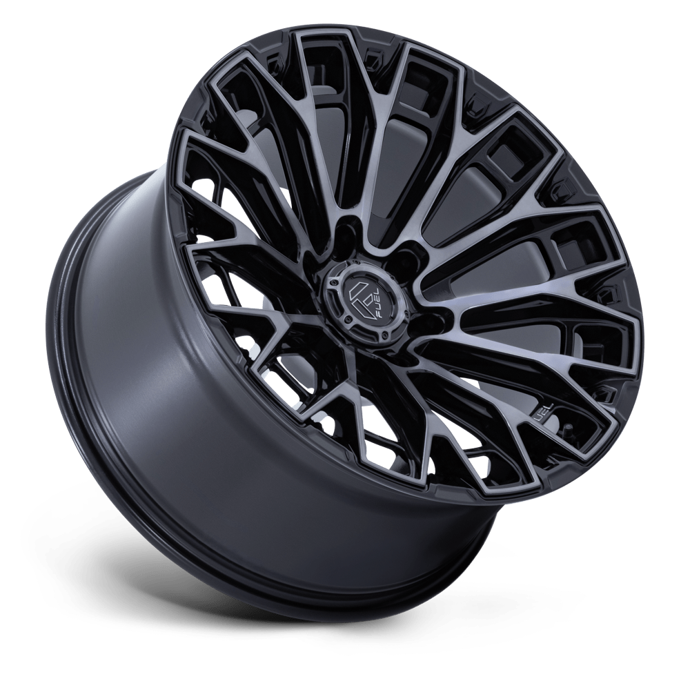 4 Llantas Trax FC882 17x9" 6x139/1 Gloss Black Machined Face DTCC - Fuel