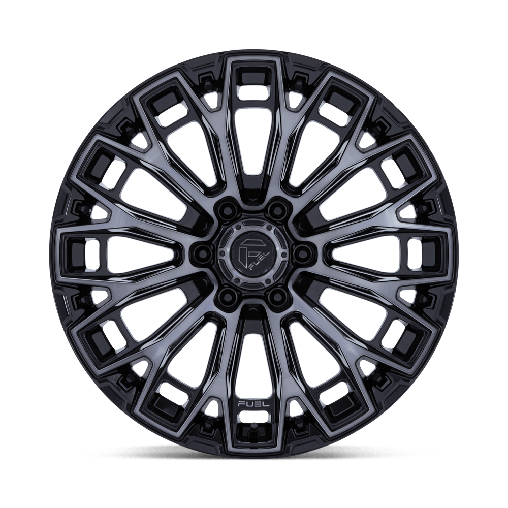 4 Llantas Trax FC882 17x9" 6x139/1 Gloss Black Machined Face DTCC - Fuel