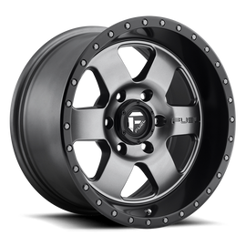 4 Llantas Podium D619 17X9 6X139 Gray - Fuel - DOBLETRACCION 