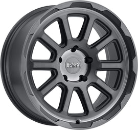 4 Llantas Chase 18X9.0 6X114 Gunmetal NP300 - Black Rhino - DOBLETRACCION 