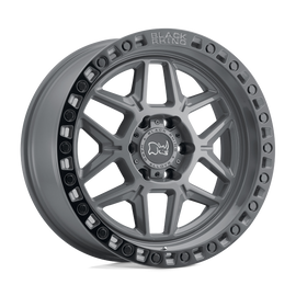 4 Llantas Kelso 17X9 6X139 Battleship Gray with Black Lip- Black Rhino - DOBLETRACCION 