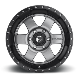 4 Llantas Podium D619 17X9 6X139 Gray - Fuel - DOBLETRACCION 