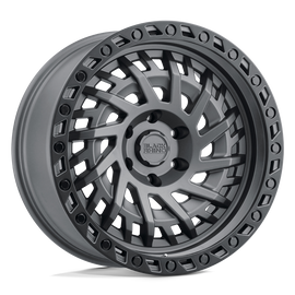 4 Llantas Shredder 17x9 5x127 Matte GunMetal with Black Lip - Black Rhino - DOBLETRACCION 