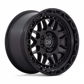 4 Llantas Holcomb 17x9.5 5x127 Matte Black - Black Rhino - DOBLETRACCION 