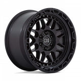 4 Llantas Holcomb 17x9.5 5x127 Matte Black - Black Rhino