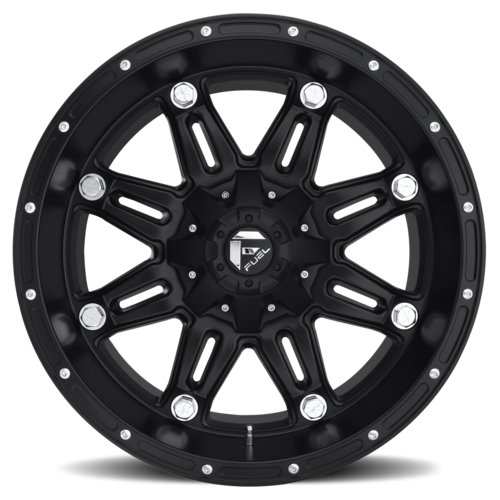 4 Llantas Hostage D531 20X9″ 6x139/135 Black - Fuel - DOBLETRACCION 