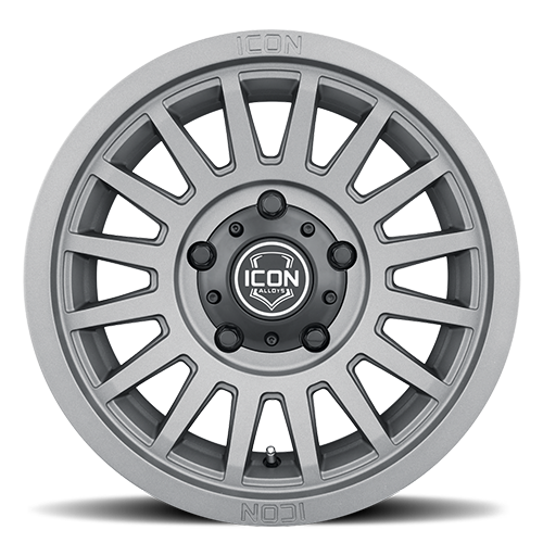 4 Llantas Recon 17X8.5" 6X139 SLX Charcoal - Icon Alloys