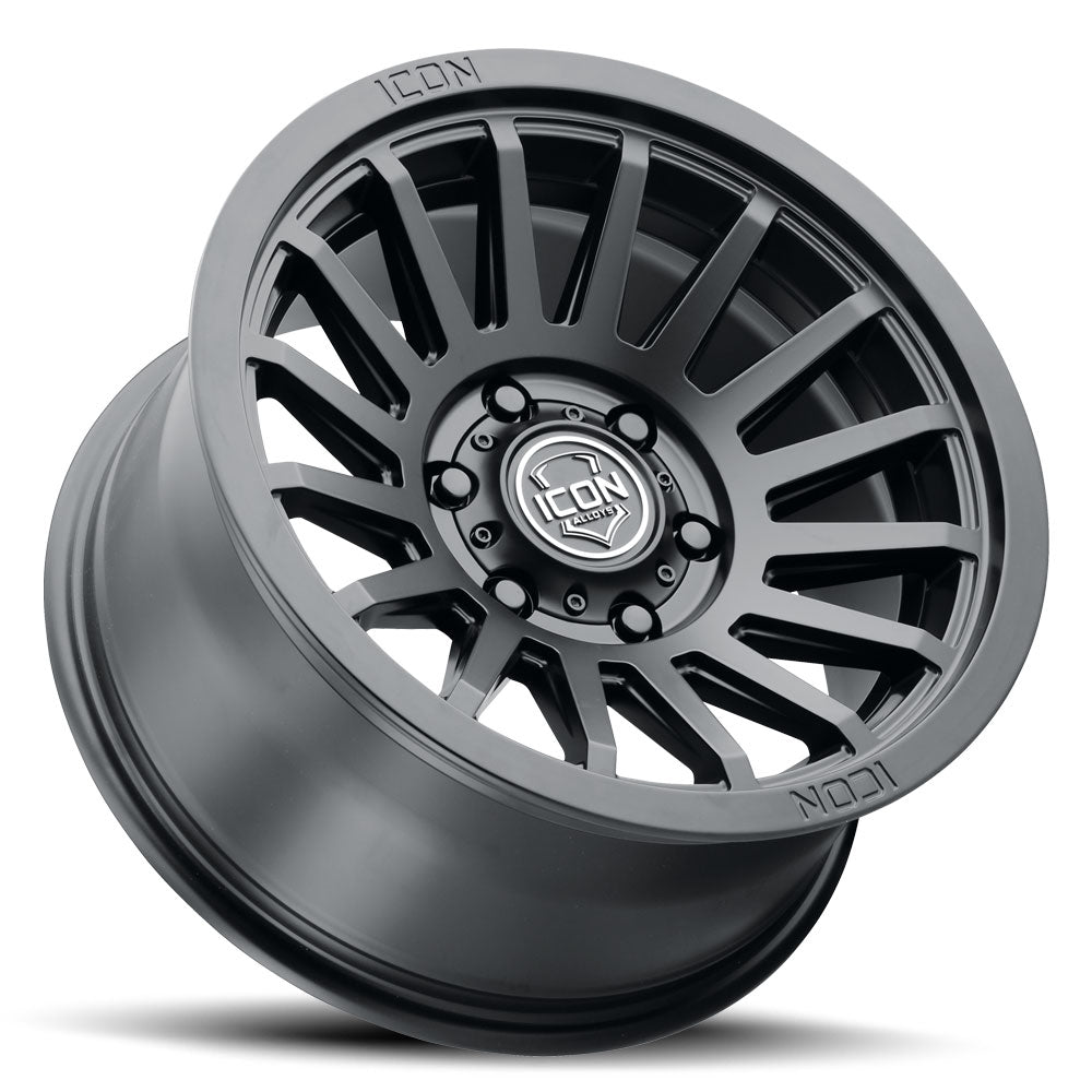 4 Llantas Recon 17X8.5" 6X139 SLX GLS Satin Black - Icon Alloys