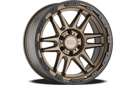 4 Llantas Apache 17x8.5 6x139/-18 Matte Bronze - Black Rhino
