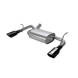 Escape de alto flujo ATAK con colas negras Jeep Wrangler JK (07-18) - Borla - DOBLETRACCION 