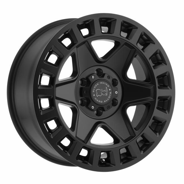 4 Llantas York 17X9.0 6X139 Matte Black - Black Rhino - DOBLETRACCION 