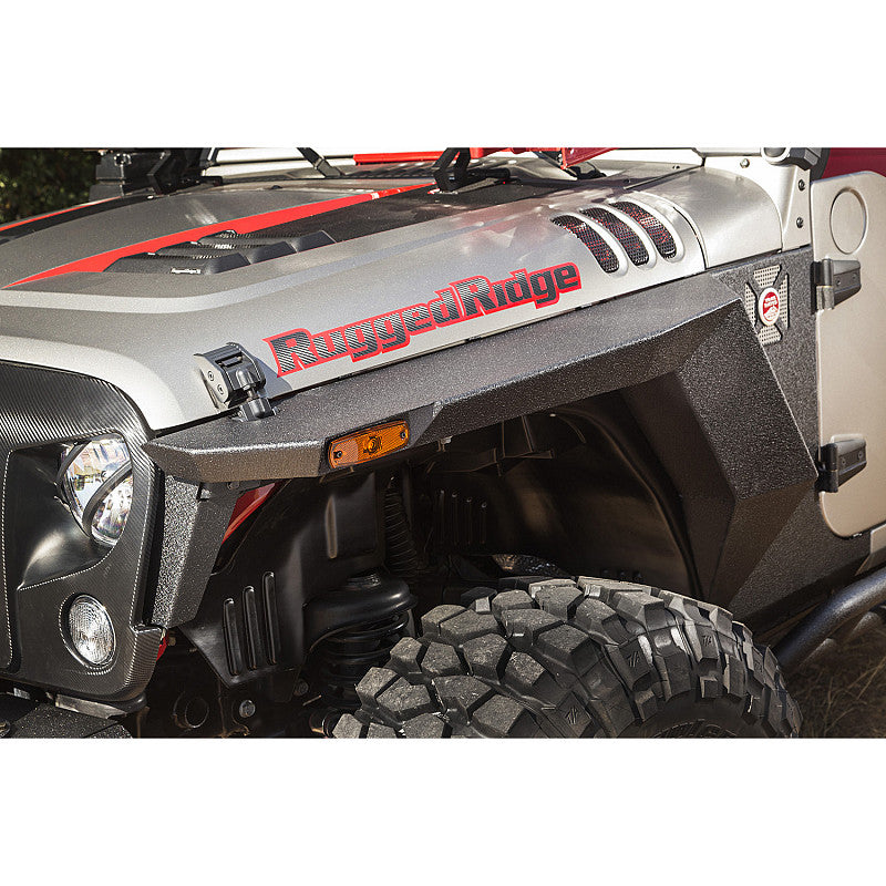 Tapabarros Delanteros Armadura XHD (Wrangler JK 07-17) Par - Rugged Ridge