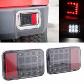 Neblineros Led para Parachoque Trasero Jeep Wrangler JK (07-17) - DOBLETRACCION 