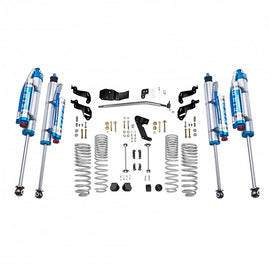 Kit de Levante 3.5 Con Amortiguadores King 2.5 con Reservorio Ajustable Jeep Wrangler JK (07-18) - Rubicon Express + King - DOBLETRACCION 