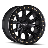 4 Llantas DT1 9303 17x9 6x139 Matte Black - Dirty Life