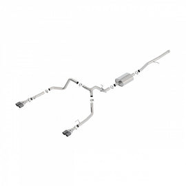 Linea Escape S-TYPE Chevrolet Silverado Colas Carbono (19-20) - Borla - DOBLETRACCION 