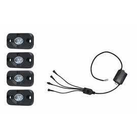 Kit Northern Lights Rocker LED Spot Beam (4 unidades + controlador) Value Fit - Hella - DOBLETRACCION 