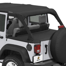 Lona Cubre Carga Trasera con Barra Jeep Wrangler JK 4 puertas (07-17) - Bestop - DOBLETRACCION 