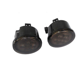 Intermitentes Delanteros led smoke mascarilla Jeep Wrangler JK (07-18) - DOBLETRACCION 