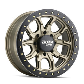 4 Llantas DT1 9303 17x9 6x139 Satin Gold - Dirty Life - DOBLETRACCION 