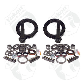 Kit Corona y Piñón 4.88 Delantero y Trasero Jeep Wrangler JK Rubicon (07-18) - Yukon - DOBLETRACCION 