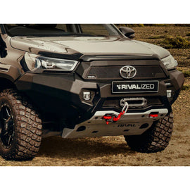 Parachoque Delantero de Aluminio Toyota Hilux (22+) - Rival 4x4 - DOBLETRACCION 