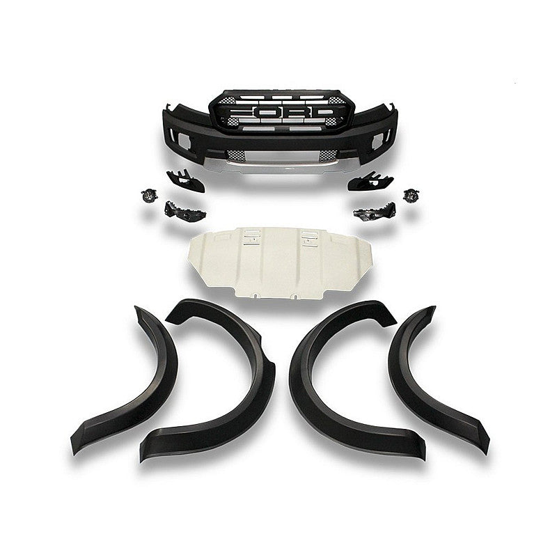 Body Kit tipo Raptor Ford Ranger Stage 1 (16-20) - DOBLETRACCION 