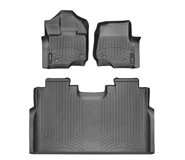 Juego Pisos Interiores calce perfecto Ford F150 CD (15+) - Weather Tech